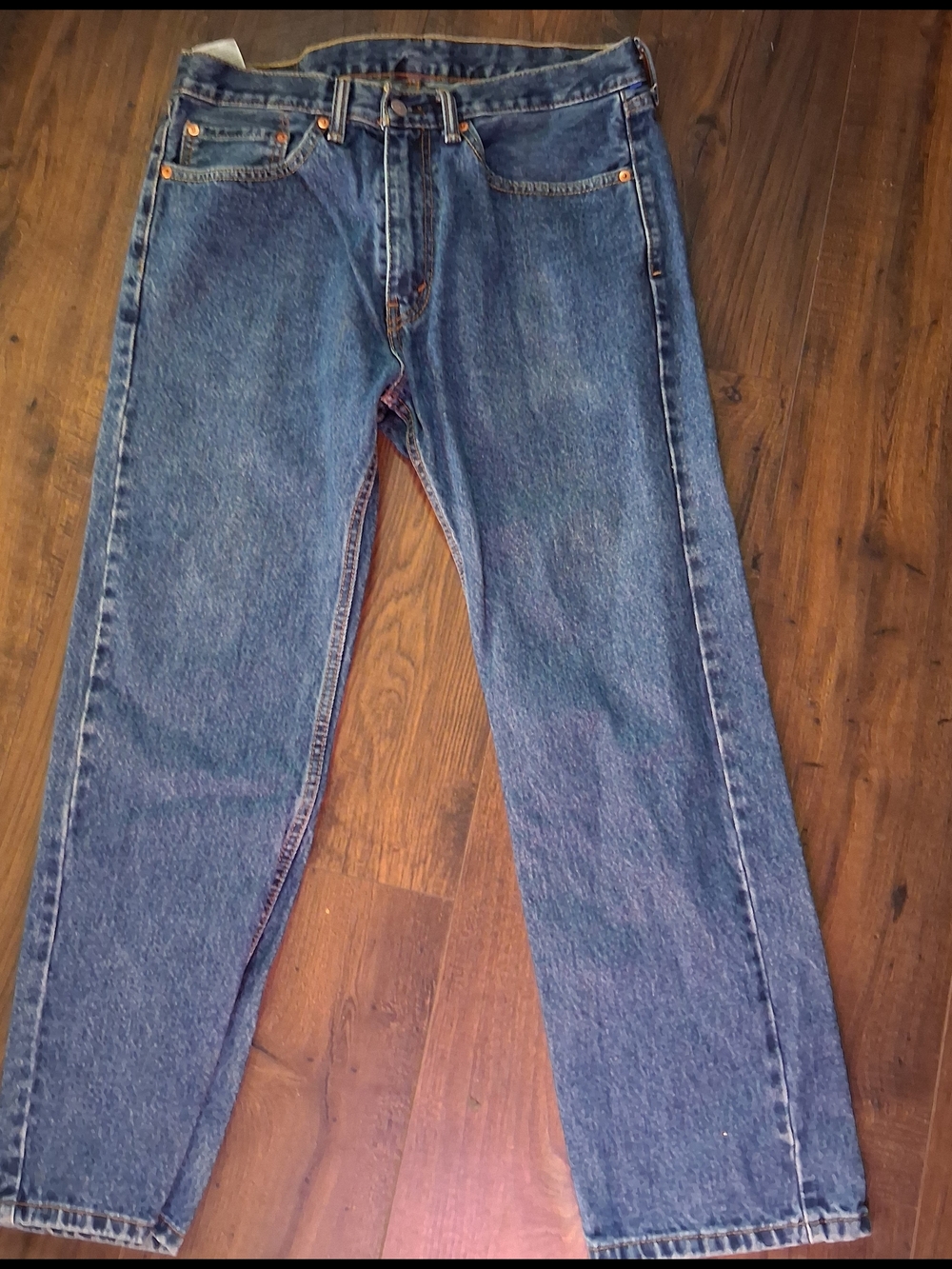 VTG 505 Levi's Men's Medium Blue Straight Jeans 34/29